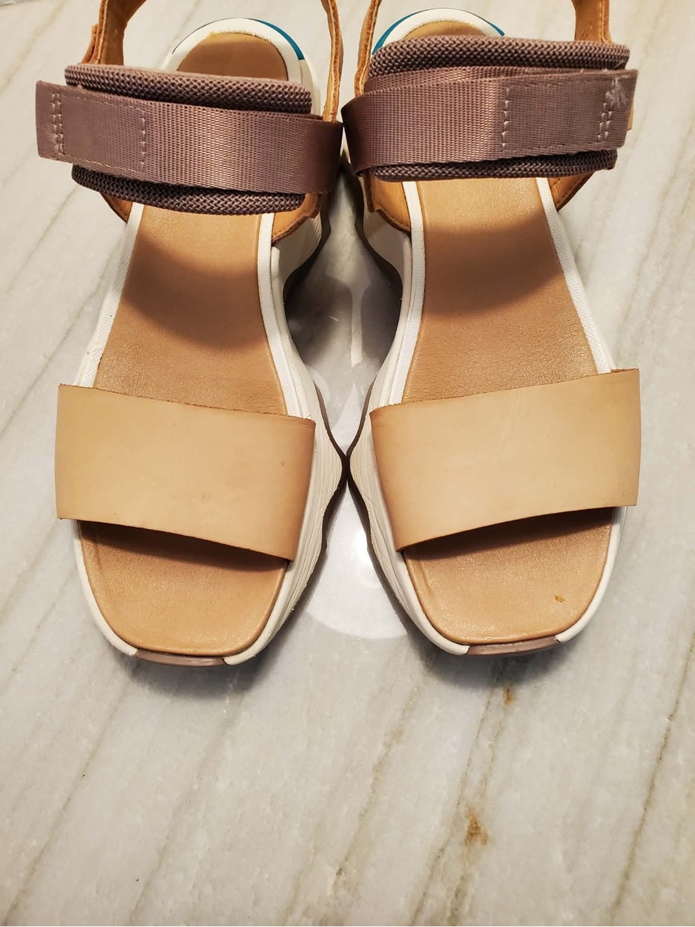 Sorel Kinetic Impact Y-Strap High Sandals Size 6 - Picture 7 of 12